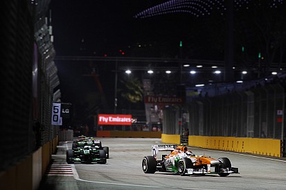 A hard-earned point for Sahara Force India on the streets of Singapore