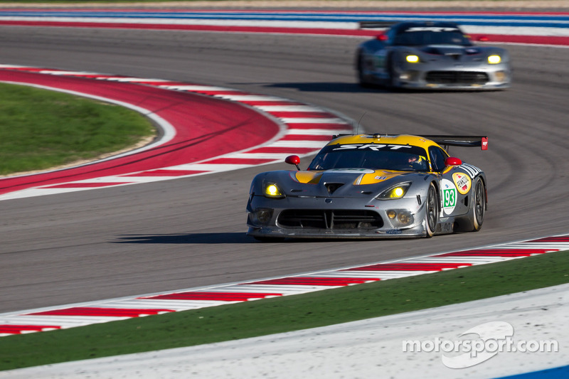SRT Motorsports Vipers finished second and fifth at COTA