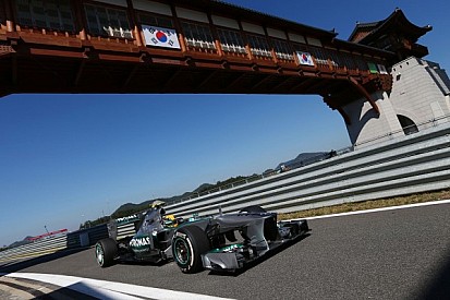 Hamilton stays ahead in Korea