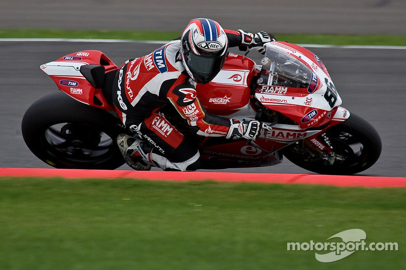A second row start for Badovini and Team Ducati Alstare in tomorrow’s races at Magny-Cours
