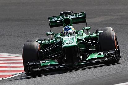 Caterham drivers after race at Suzuka