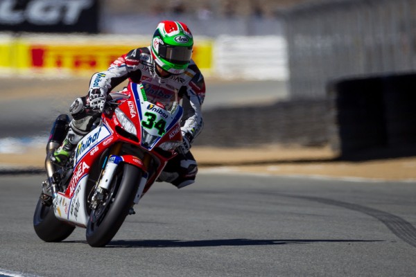 Giugliano leads Jerez Friday qualifying over Melandri and Laverty