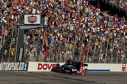 Busch brings battered Tundra home 10th in wild 'Dega finish