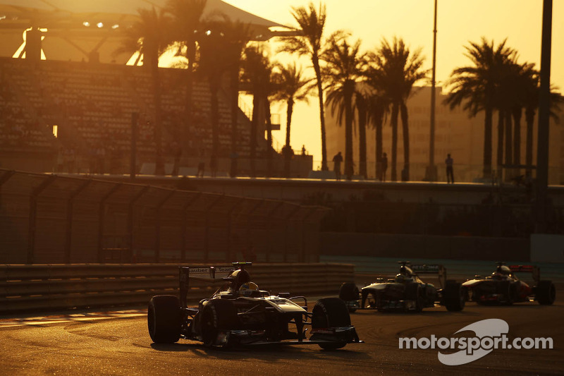 Sauber finished out of the points on the Abu Dhabi GP