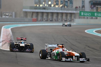 Sahara Force India is top ten in the Abu Dhabi Grand Prix