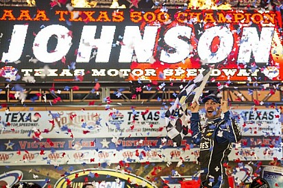 Johnson dominant force in Texas 500 victory