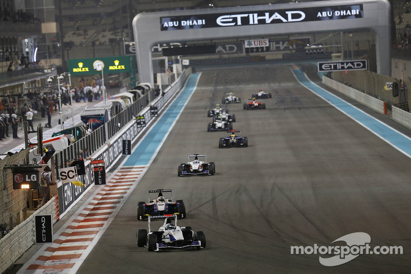 Trident's Venturini completed the two races at Abu Dhabi in 11th and 9th place