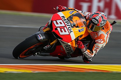 Marquez makes his mark in Valencia post-season test