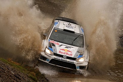 Ogier leads in Wales with one day to go