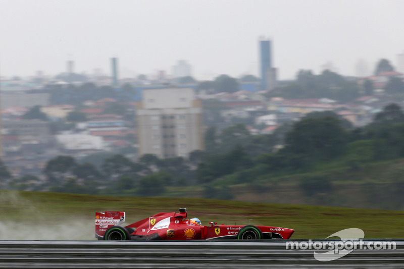 Ferrari: Inevitably wet Friday practice at Interlagos
