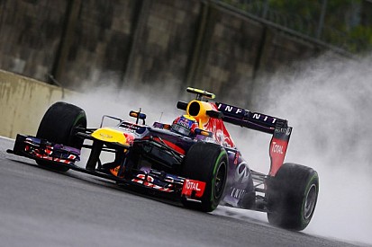Webber heads wet final practice at Interlagos