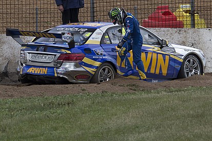 Scary moment for IRWIN Racing at Phillip Island