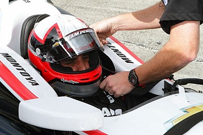 Montoya enjoys first oval track tests for Team Penske