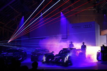 Audi R18 e-tron quattro with laser light