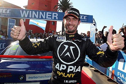 López meets Argentine press