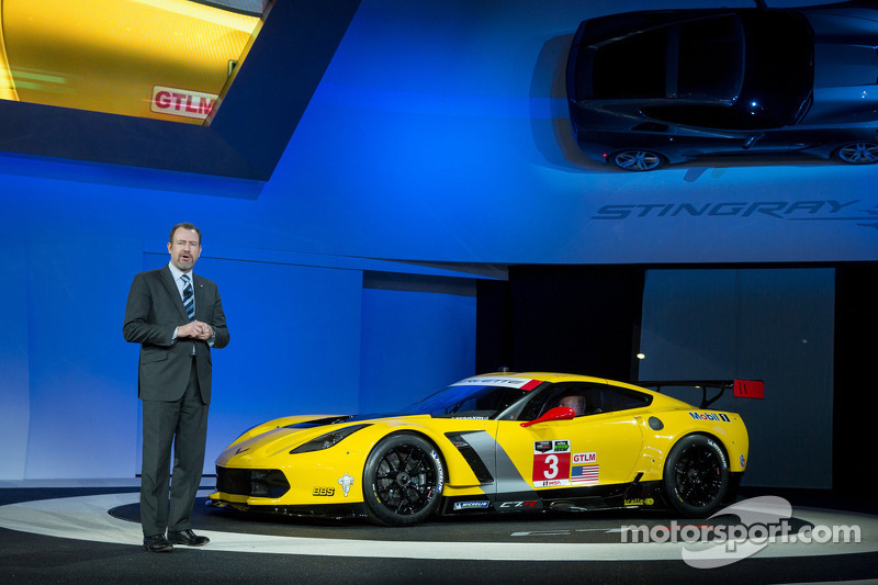 Chevrolet Corvette C7.R race car makes world debut
