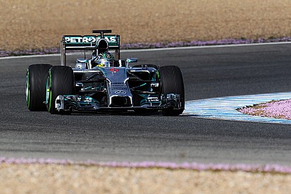 Mercedes concluded the opening pre-season test at Jerez with good mileage