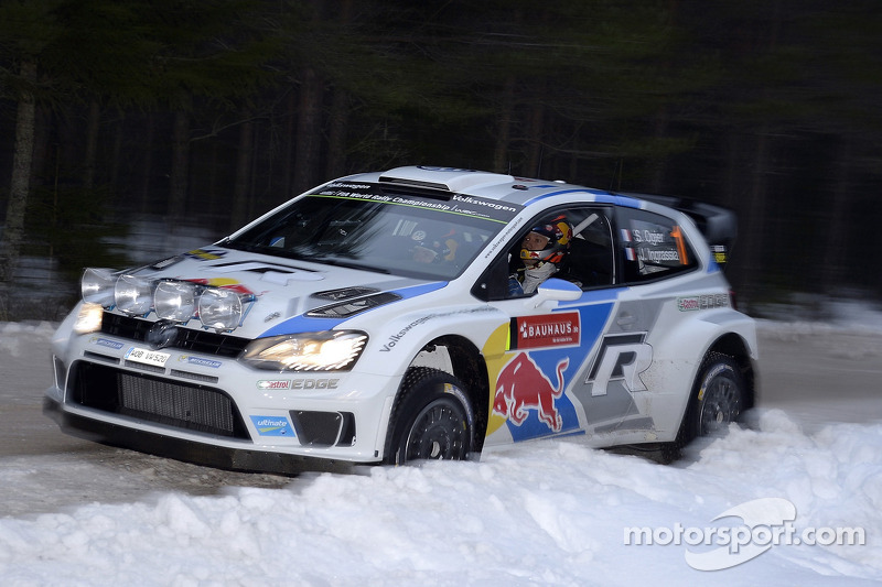 Volkswagen holds first three positions after leg one of Rally Sweden