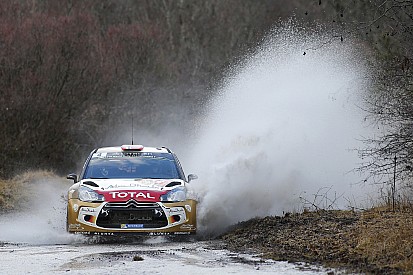 The Citroën drivers find their bearings on day one of Rally Sweden