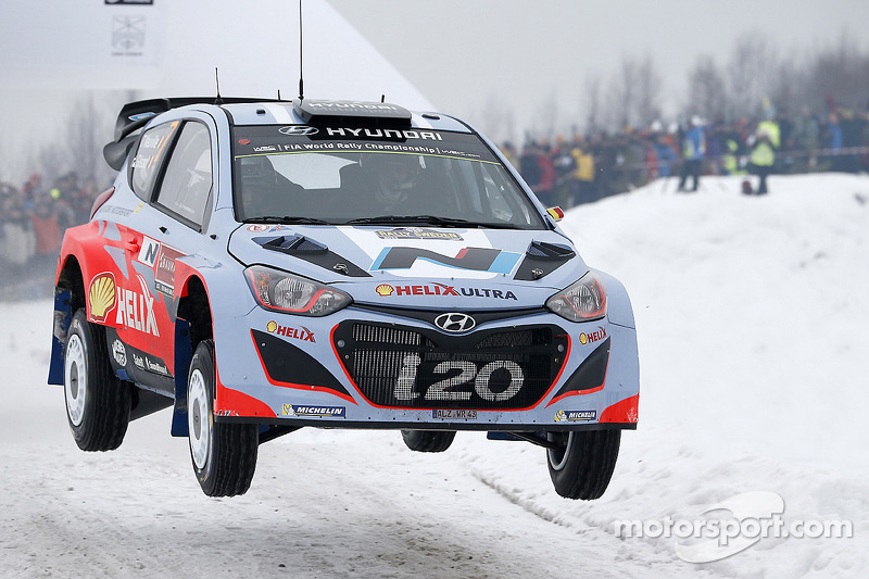 Hyundai finishes Rally Sweden with both cars on positive final day