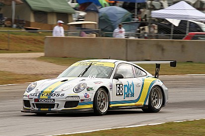 Wayne Ducote enjoys family time at track