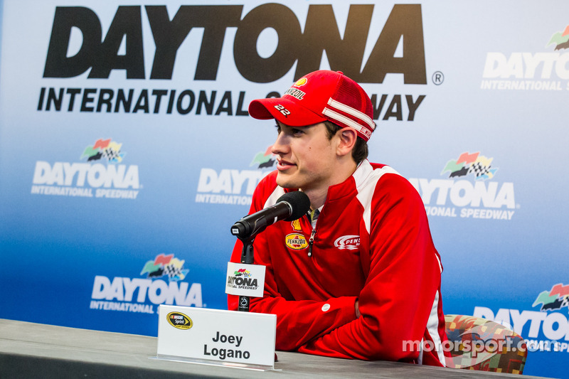 Joey Logano press conference at Daytona Media Day