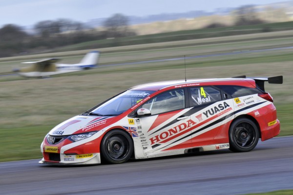 Teams test their 2014 machines at Thruxton