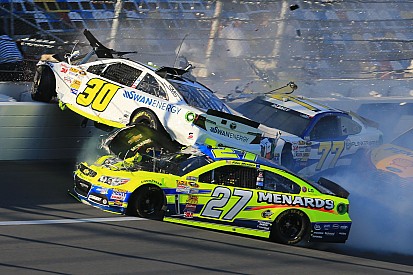 Team Chevy drivers involved in multi-car practice crash at Daytona