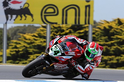 Giugliano and the Ducati Superbike Team conclude today's practice in overall third place