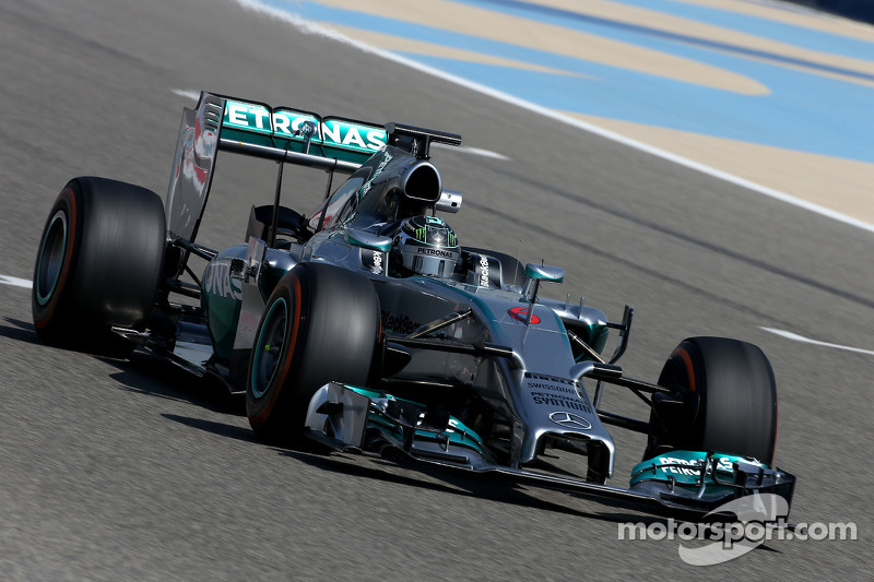 Rosberg finishes first Bahrain test on top