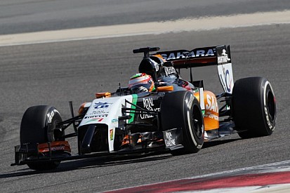 Perez fastest as Bahrain testing resumes