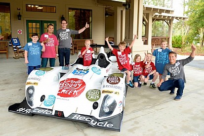 Montecalvo and Jeannette fly the flag for Camp Boggy Creek - video