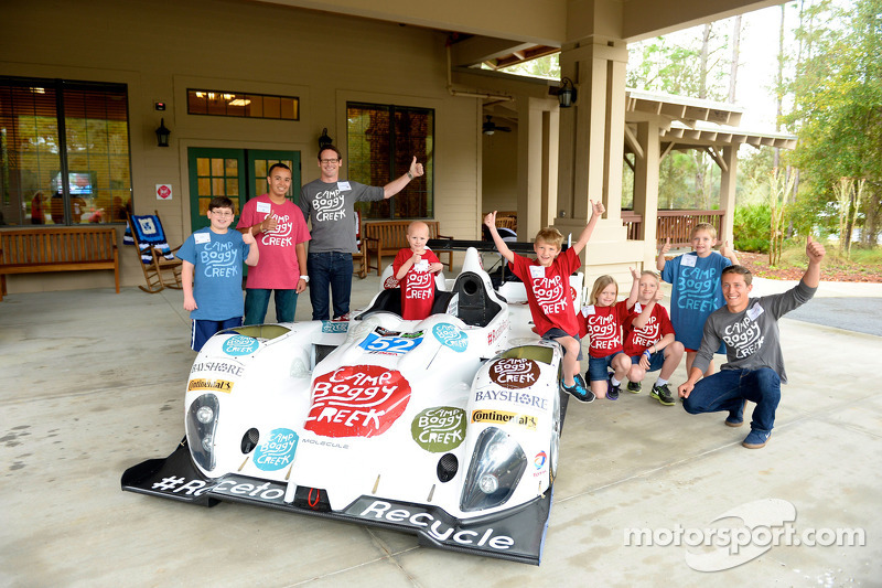 Montecalvo and Jeannette fly the flag for Camp Boggy Creek - video