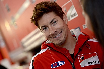 In the garage with Nicky Hayden