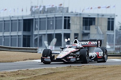 Team Penske leads shortened first day of testing at Barber