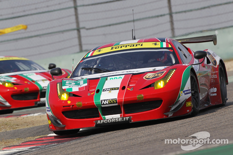 #51 AF Corse Ferrari F458 Italia: Gianmaria Bruni, Giancarlo Fisichella