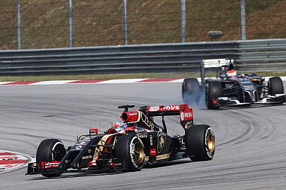 Grosjean finishes 11th, Maldonado out