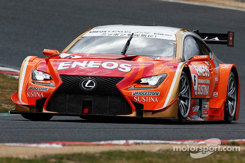 #6 Eneos Sustina Lexus RC F: Kazuya Oshima, Yuji Kunimoto