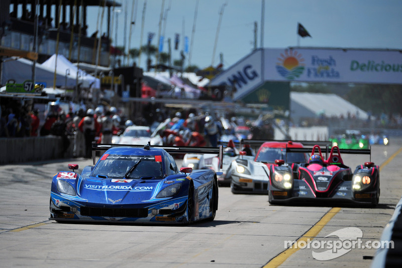 Team Chevy Corvette DP's head to Long Beach