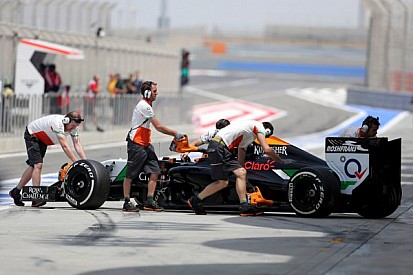 Title sponsor removed from Force India sidepods