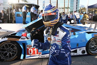 Scott Pruett snags pole at Long Beach
