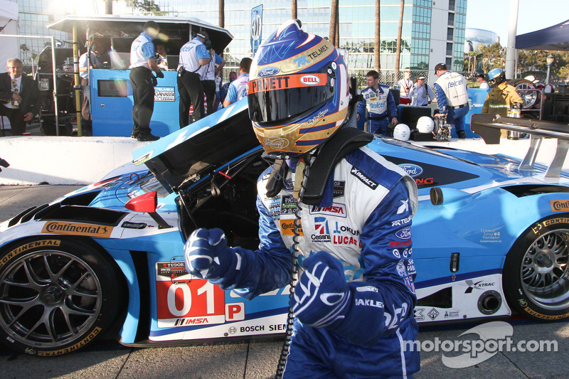 Scott Pruett snags pole at Long Beach