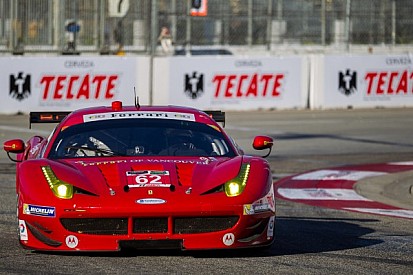 Risi mixes it up with factory teams in Long Beach qualifying