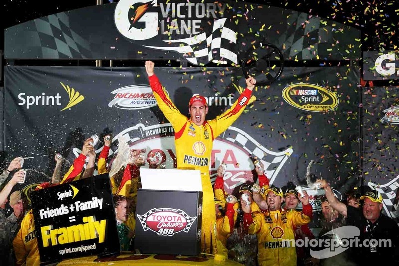 Logano steals win in wild NASCAR Sprint Cup race at Richmond
