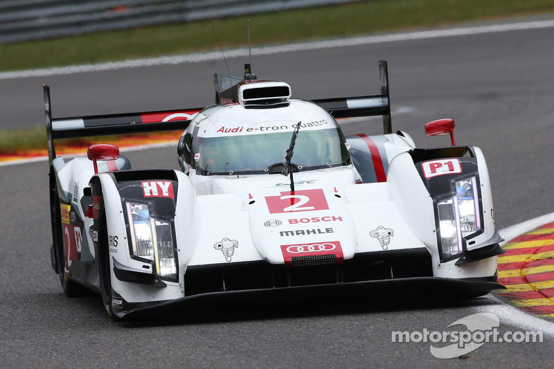 Audi with solid starting base at Spa