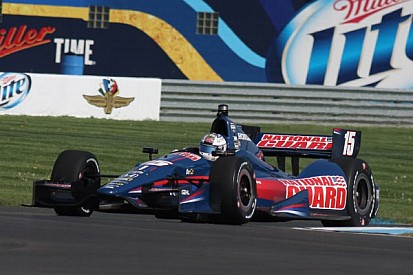 A lap of the Indy Road Course with Graham Rahal of RLL Racing with Google Glass - video