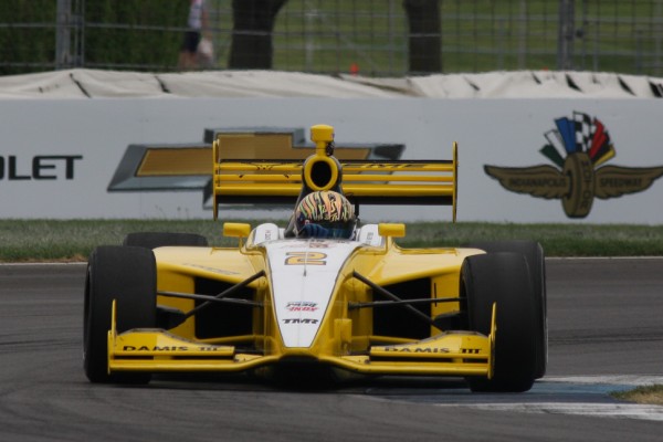 Zack Meyer battles to fourth place in Indy Lights Grand Prix of Indianapolis Sprint Race