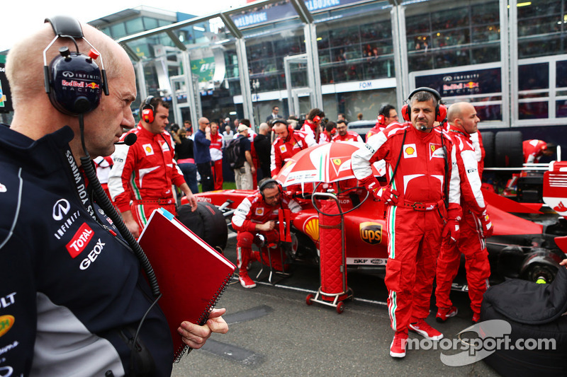 Adrian Newey, dreaming in red?