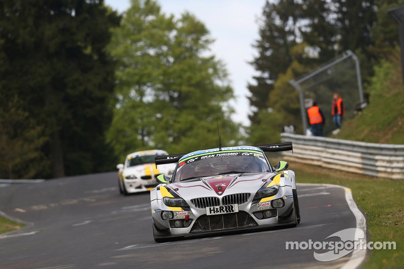Podium for Marc VDS at VLN4