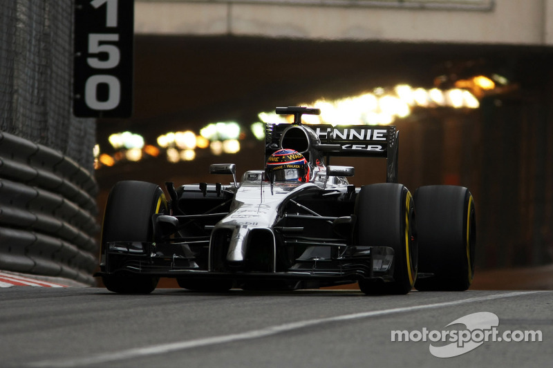 Top 10 times for McLaren drivers on Thursday's practice for the Monaco GP